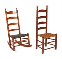A Group of Shaker Chairs