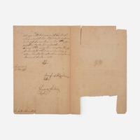 [Autographs & Manuscripts] [George I] Ludwig, Georg Manuscript Letter, signed