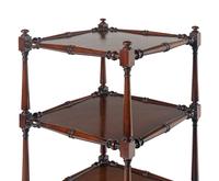 A Regency Mahogany Etagere