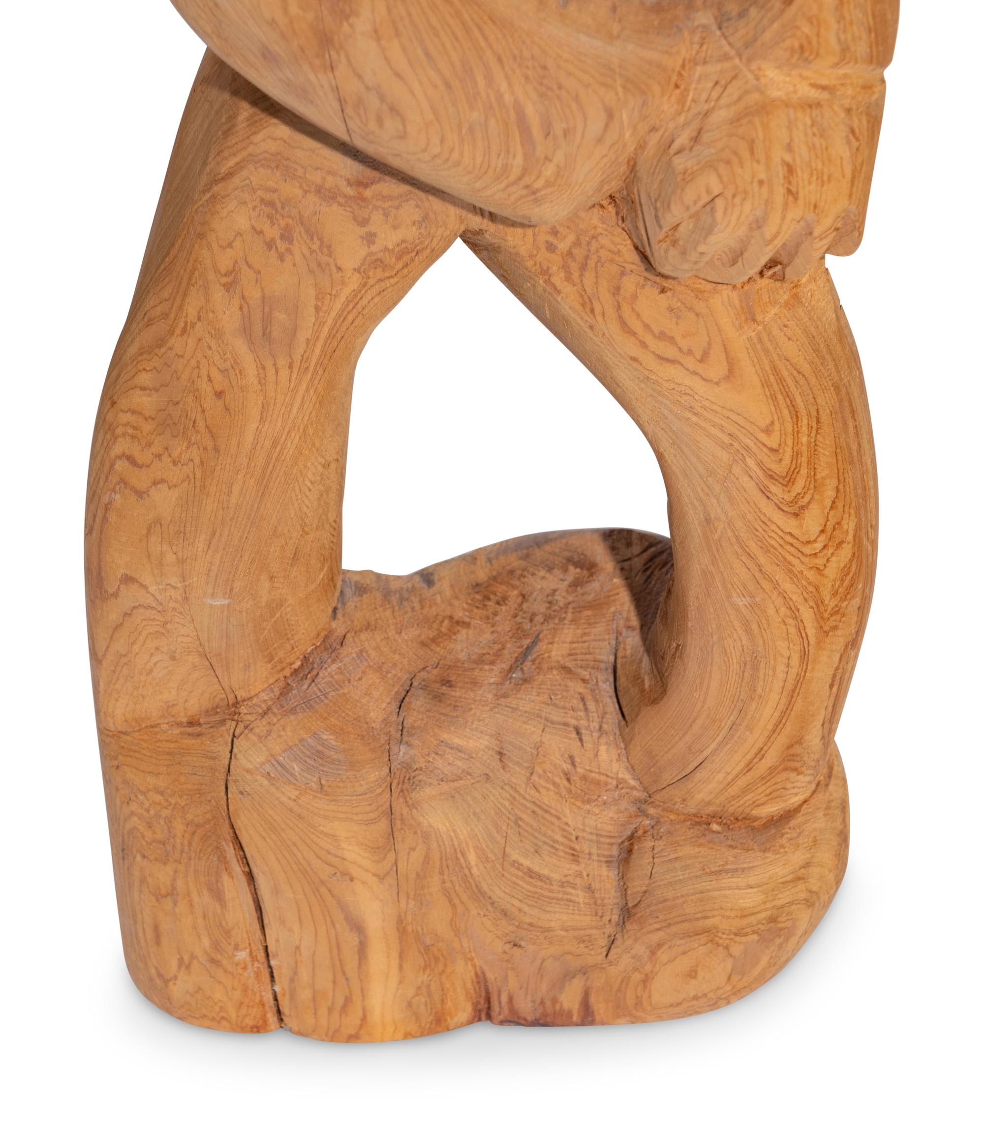 Untitled Wood Sculpture, Standing Figure