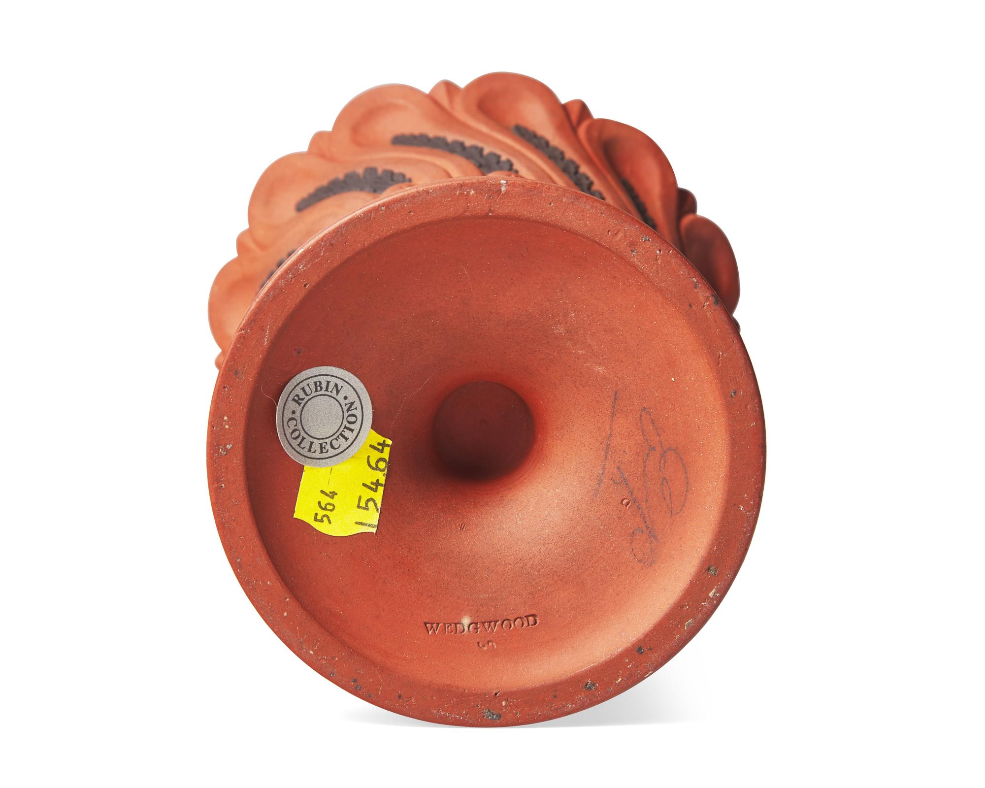 A Wedgwood Rosso Antico Bough Pot