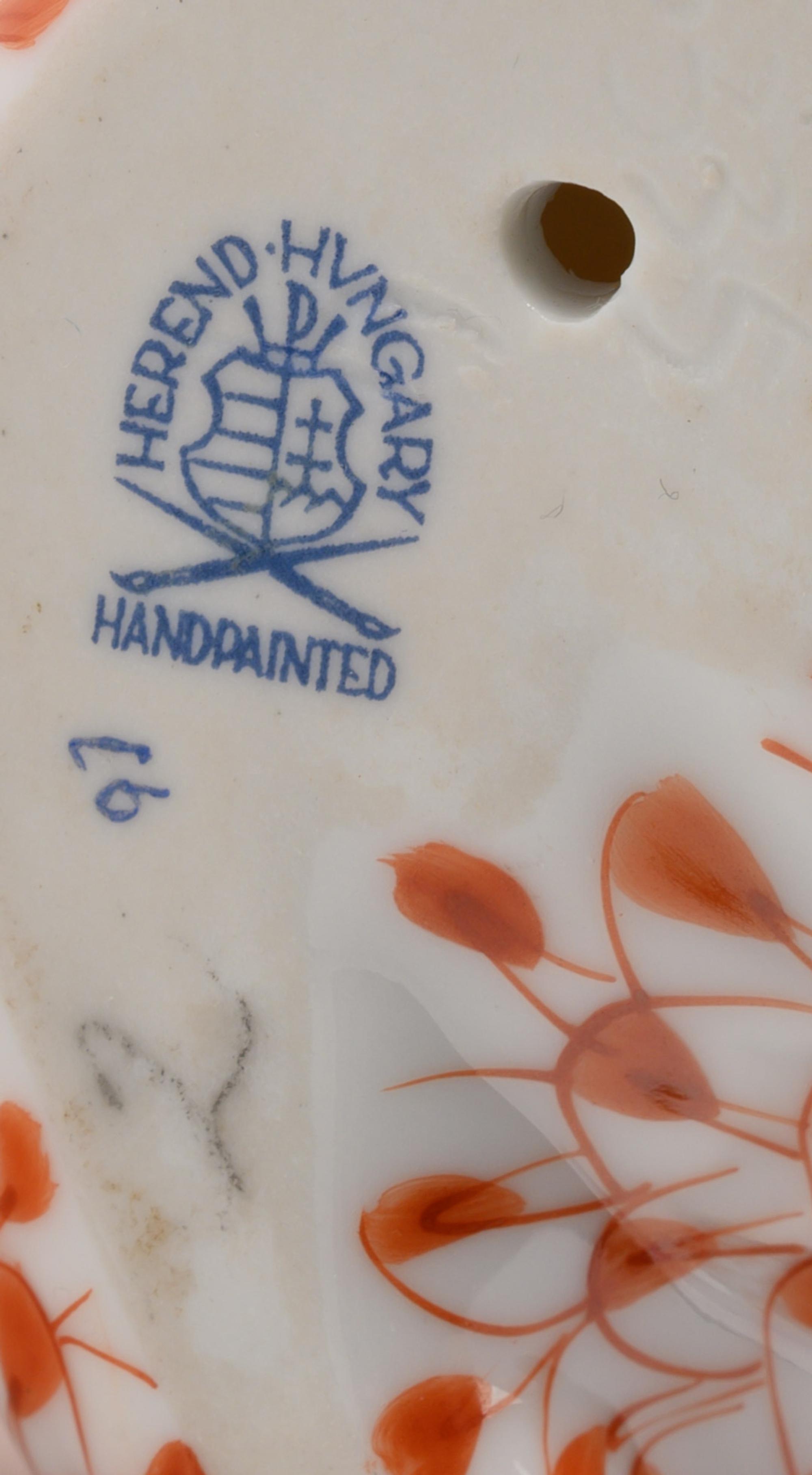 A Herend Porcelain Rabbit and Gorilla