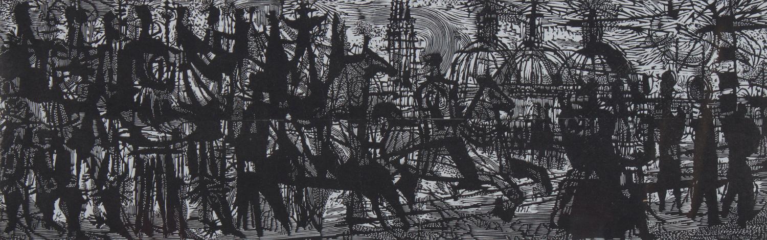 Misch Kohn, (American, 1916-2002), Three Kings, 1957 and Processional, 1955 (two works)