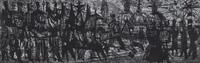Misch Kohn, (American, 1916-2002), Three Kings, 1957 and Processional, 1955 (two works)