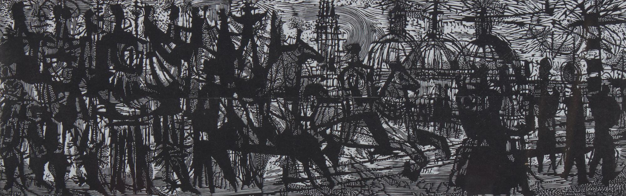 Misch Kohn, (American, 1916-2002), Three Kings, 1957 and Processional, 1955 (two works)