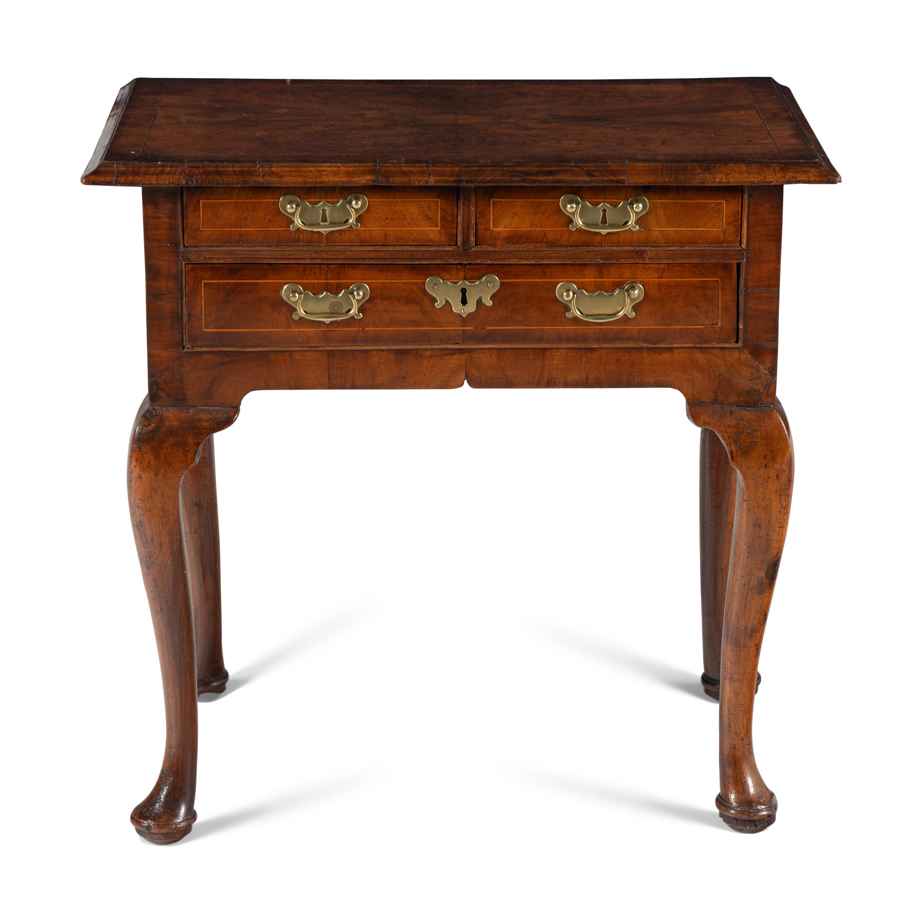 A George II Walnut Dressing Table