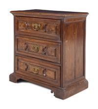 An Italian Walnut Chest of Drawers