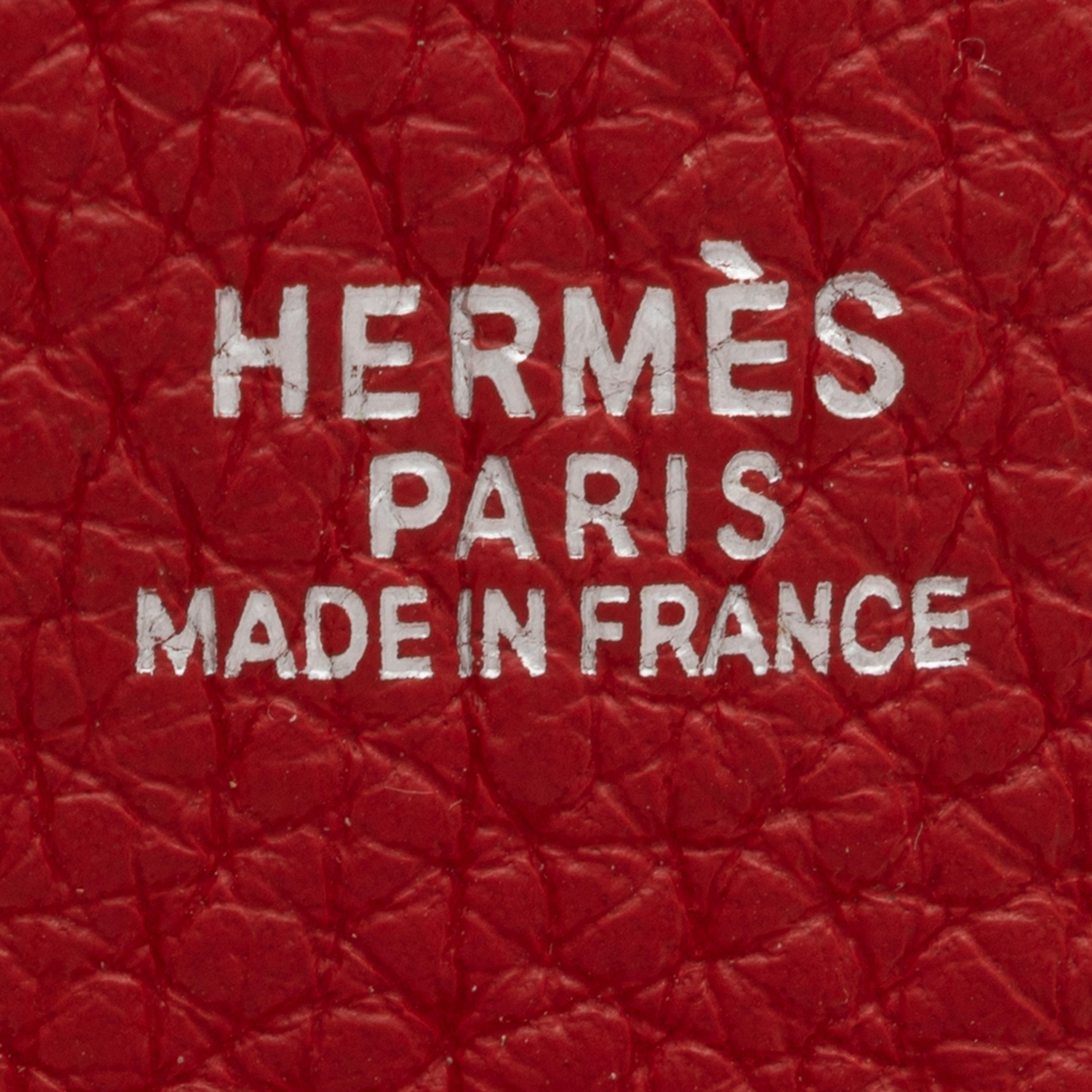 Hermès, Evelyne PM in Rouge Garance Clemence