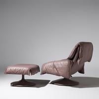 Leolux (Norwegian, founded 1934) — Lounge Chair and Ottoman
