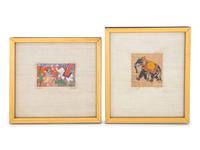 Two Indian Miniature Paintings