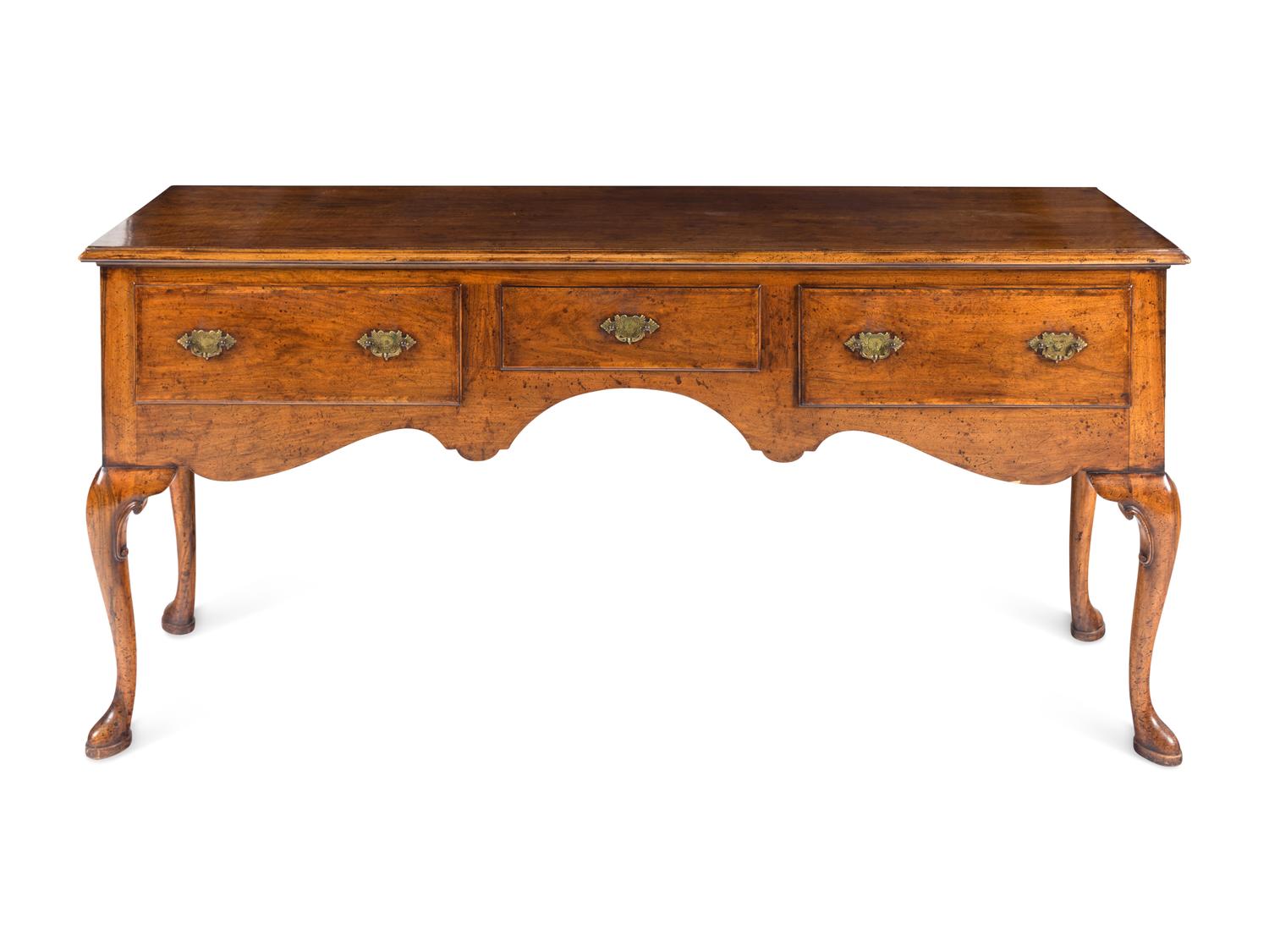 A George II Walnut Sideboard