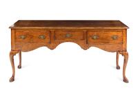 A George II Walnut Sideboard