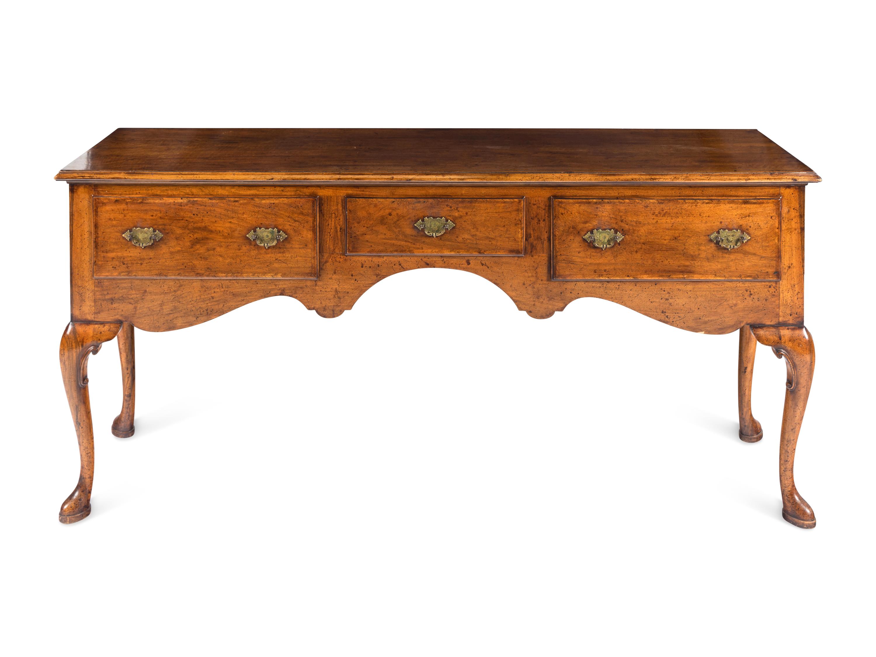 A George II Walnut Sideboard