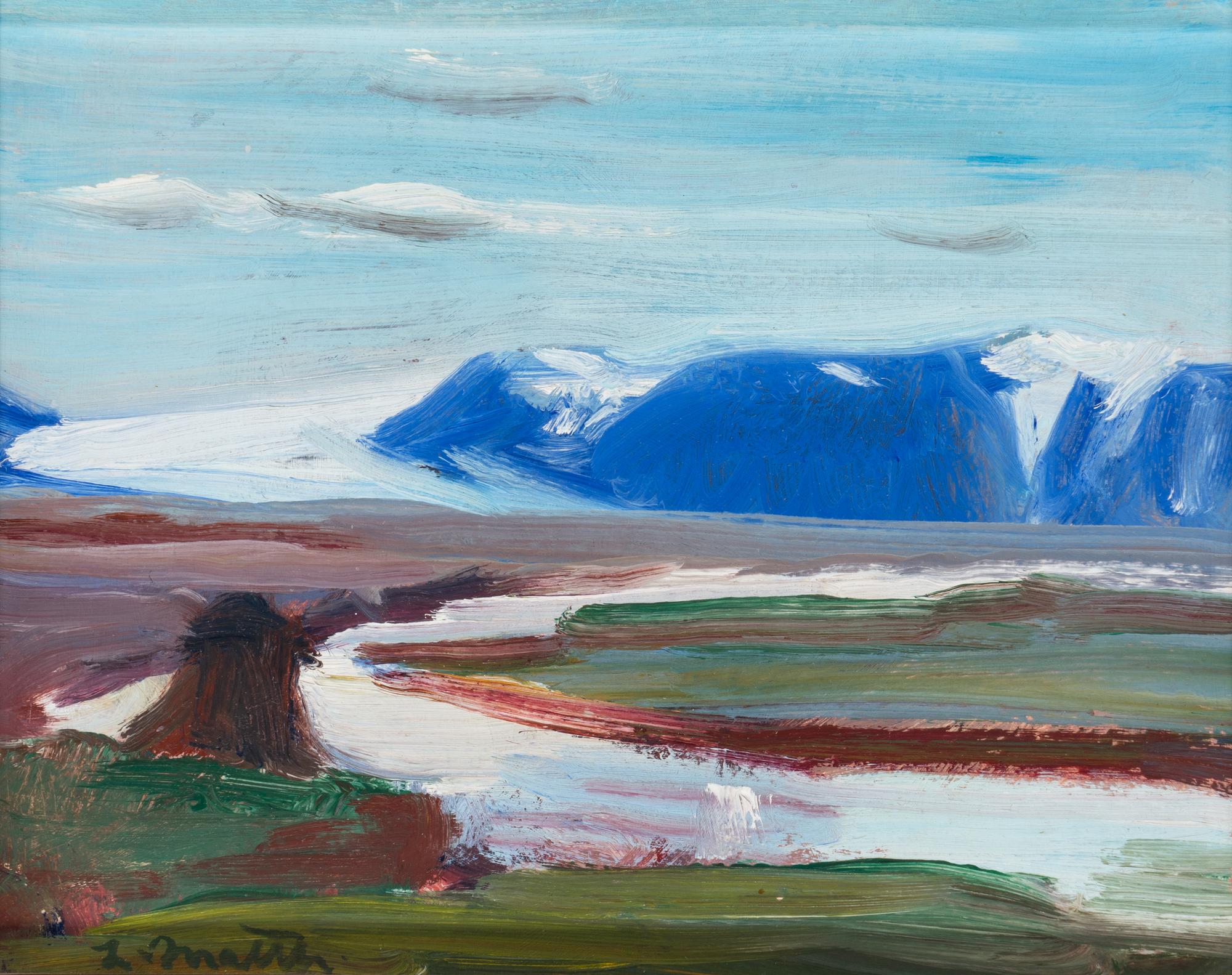 Landscape Near Hvítárvatn