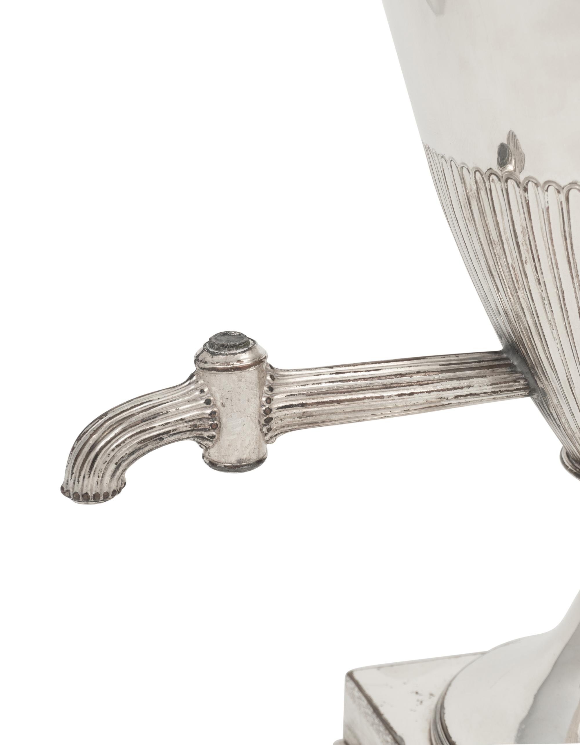 An English Silver-Plate Tea Urn