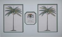 A Collection of Six Chromolithographs Largest 11 1/2 x 9 1/4 inches.