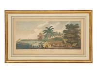 A Fiatooka, or Moral in Tongataboo; The Natchez, a Ceremony in Honor of the King's Son, in Toongataboo; and A View of Aanamooka (three works)