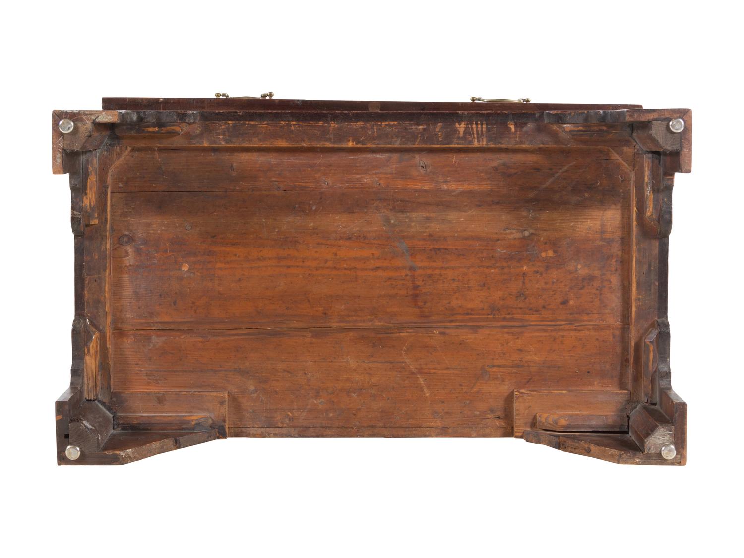 A George III Mahogany Slant-Front Bureau