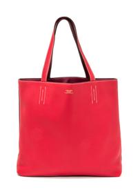 An Hermes Rubis/Bougainvillea 45cm Taurillon Clemence Double Sens Tote, 17.5" x 15.5" x 5".