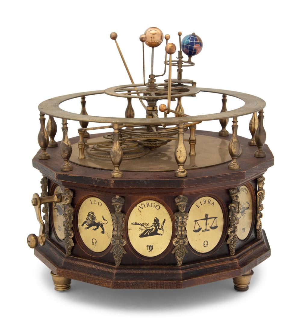 <div><strong>A Continental Brass and Enameled Orrery</strong></div>