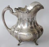 Sterling silver water pitcher reed & barton, taunton, ma, 20th century