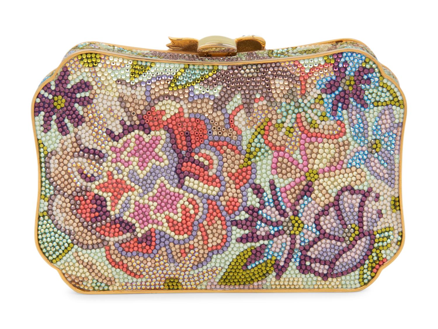 Judith Leiber Floral Minaudière