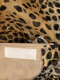 Pierre Cardin Haute Couture Leopard Print Dress, 1990-2000s
