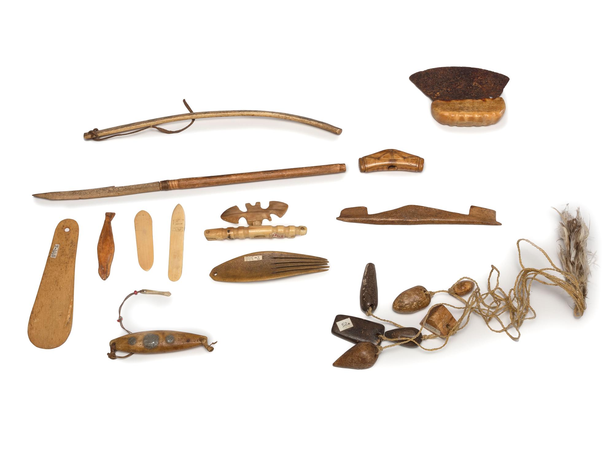 Assorted Inupiat Walrus Ivory Tools