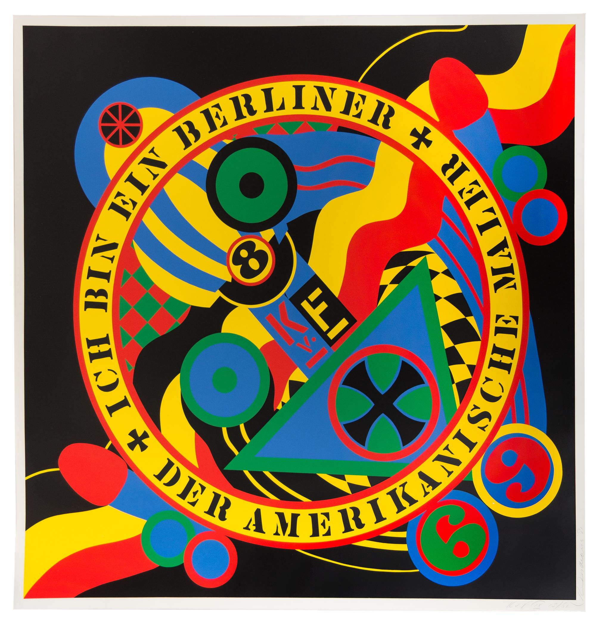 Robert Indiana, (American, b. 1928), KVF IX (from The Hartley Elegies: The Berlin Series), 1991