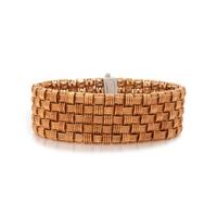 ROBERTO COIN, BICOLOR GOLD AND DIAMOND 'APPASSIONATA' BRACELET