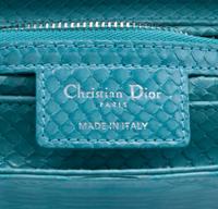 Christian Dior Light Blue Python Small Lady Dior Bag, 2011