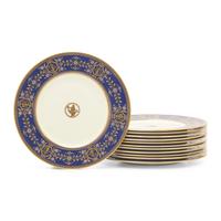 A Set of Twelve Wedgwood Porcelain Dinner Plates