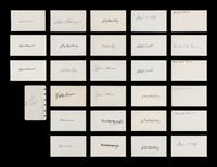 A Large Collection of Assorted Baseball Autographs