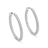 DIAMOND HOOP EARRINGS