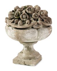 A Pair of Cast Stone Garden Ornaments
