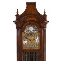 A Herschede Mahogany Tall Case Clock