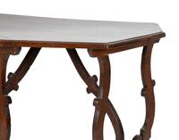 An Italian Baroque Oak Console Table