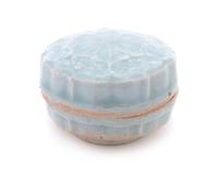 A Qingbai Porcelain Box and Cover Diameter 3 inches.