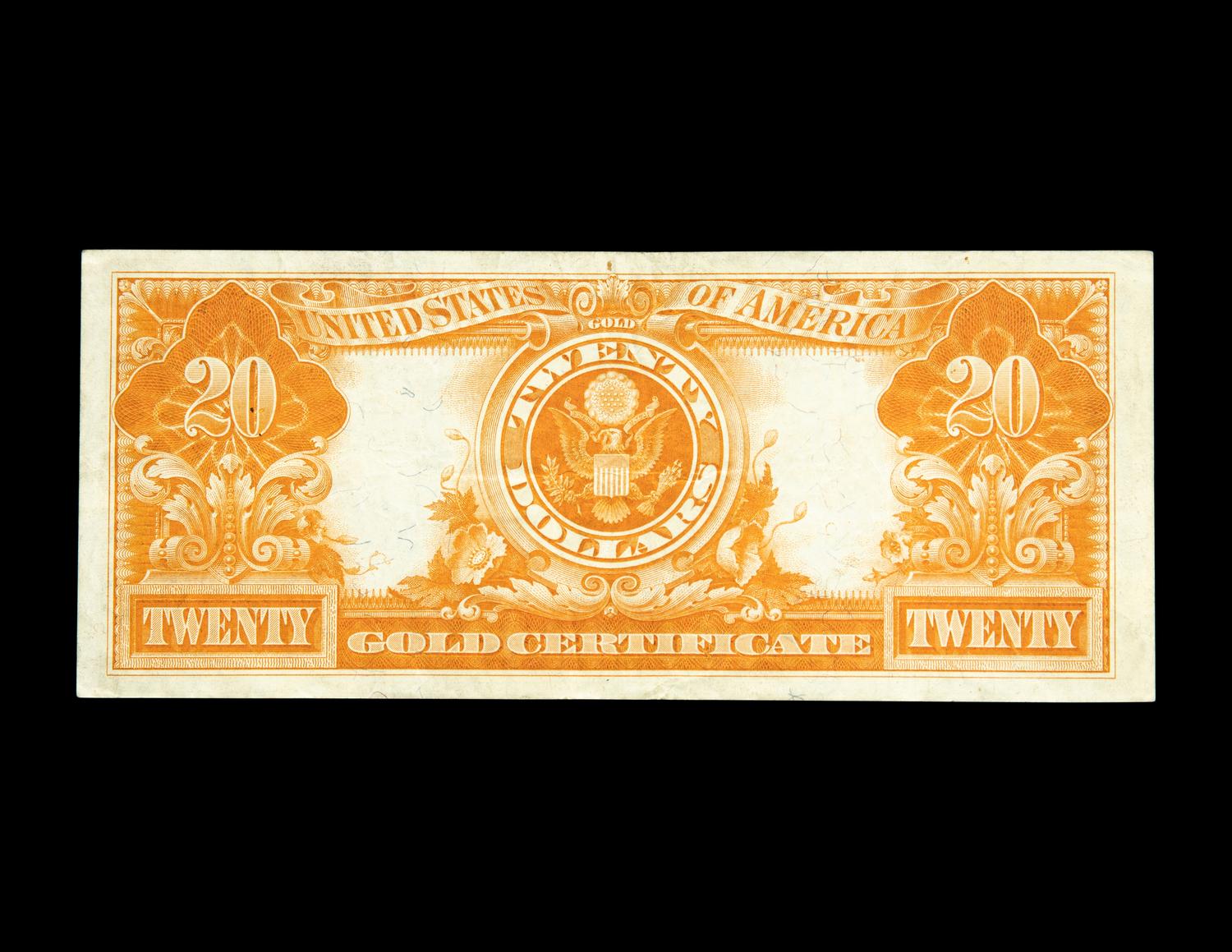 A Series 1922 $20 Gold Certificate