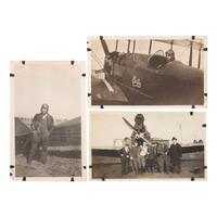 [AVIATION]. A group of early images of airplanes including US Airmail and US Army, comprising: