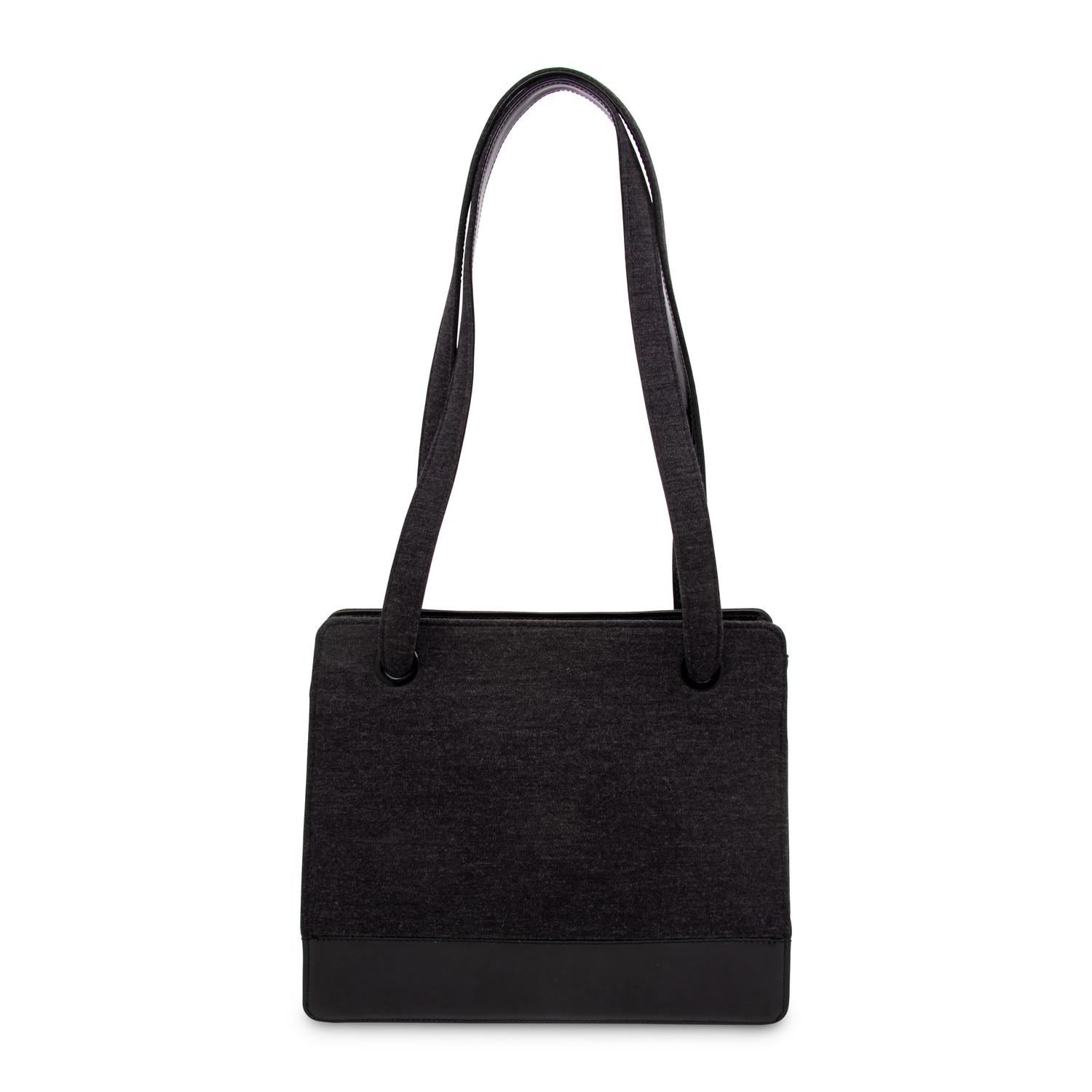 Chanel, Wool Jersey & Patent Leather Handbag