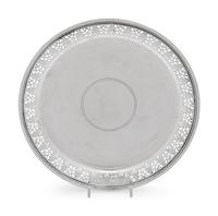 A Tiffany and Co. Silver Cake Dish