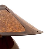 Arts and Crafts Gourd Table Lamp Aurora Studios, New York, USA