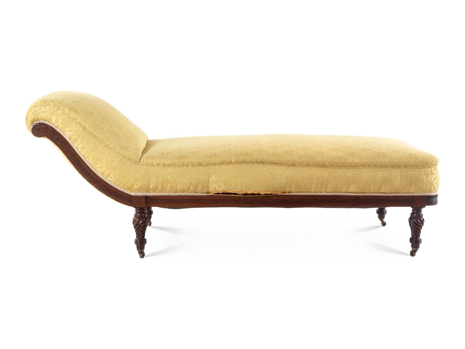 A Regency Mahogany Daybed
