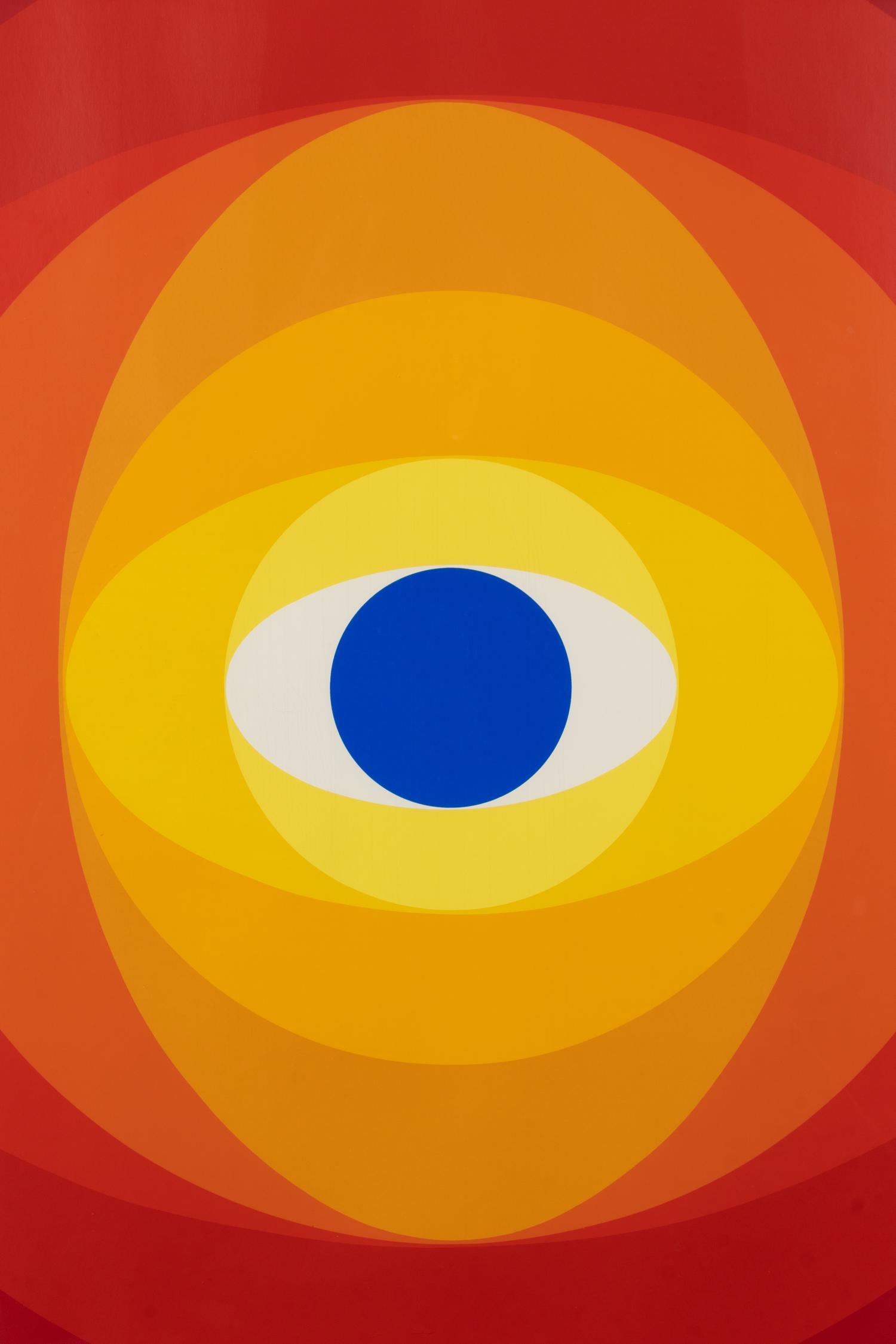 Disc with Blue Center