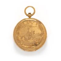 18K YELLOW GOLD POCKET WATCH