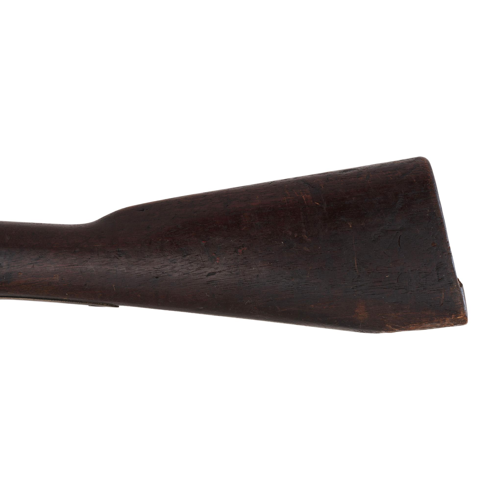 Period Shortened Native Used British Pattern 1853 Enfield Rifle Musket