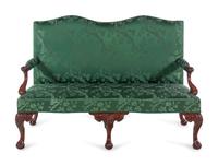 A George III Carved Mahogany Sofa