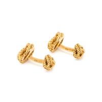 YELLOW GOLD CUFFLINKS