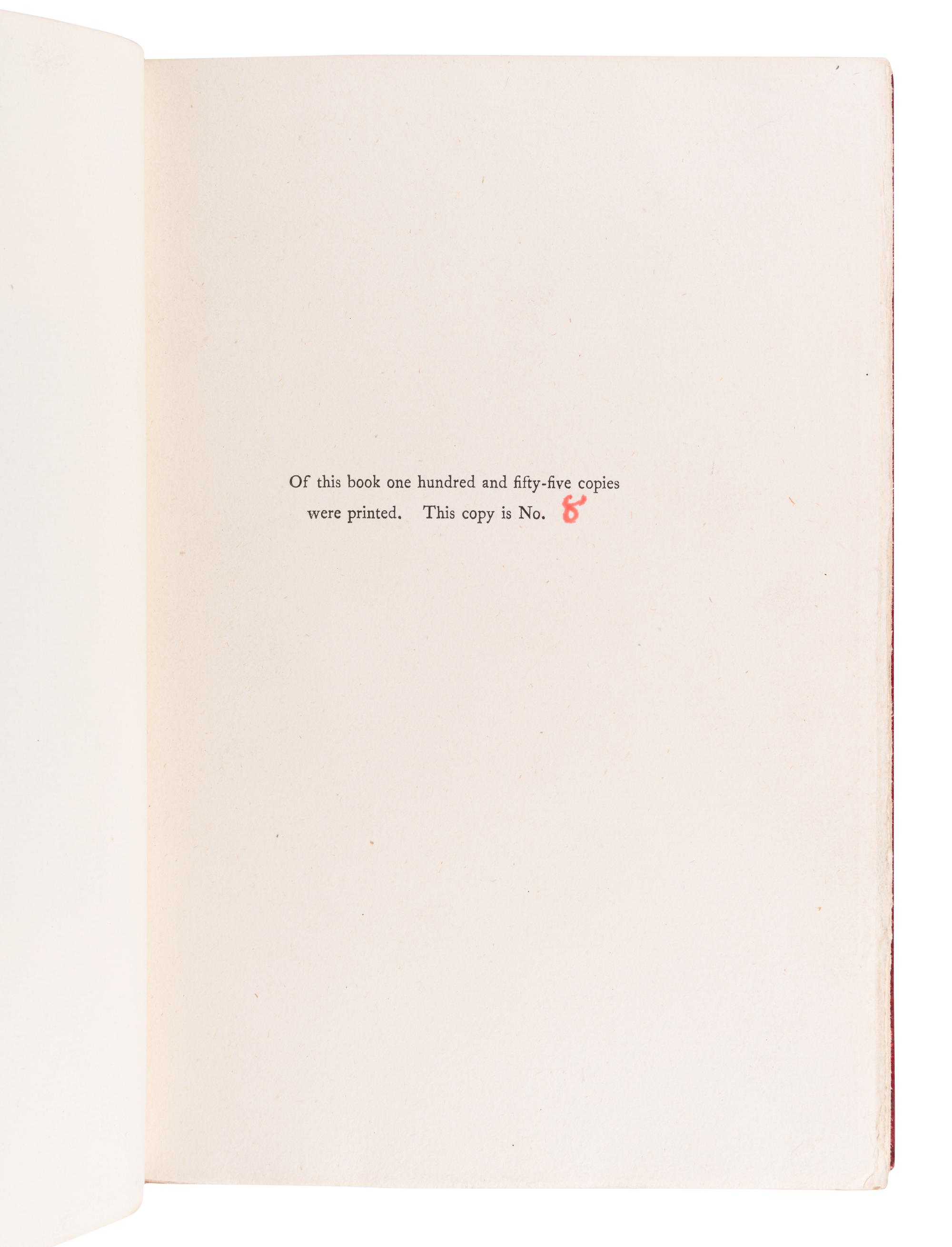 FRANKLIN, Benjamin (1706-1790). The Autobiography of Benjamin Franklin . Cleveland: The Rowfant Club, 1898.